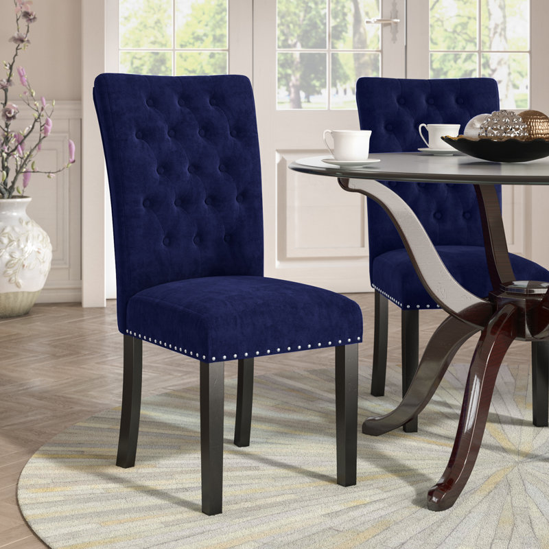 Willa Arlo Interiors Erling Velvet Upholstered Dining Chair & Reviews